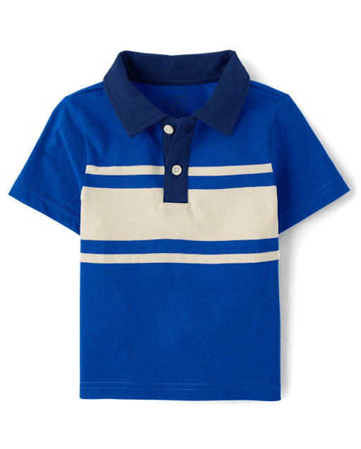 Baby And Toddler Boys Striped Soft Jersey Polo