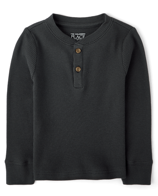 Baby And Toddler Boys Thermal Henley Top