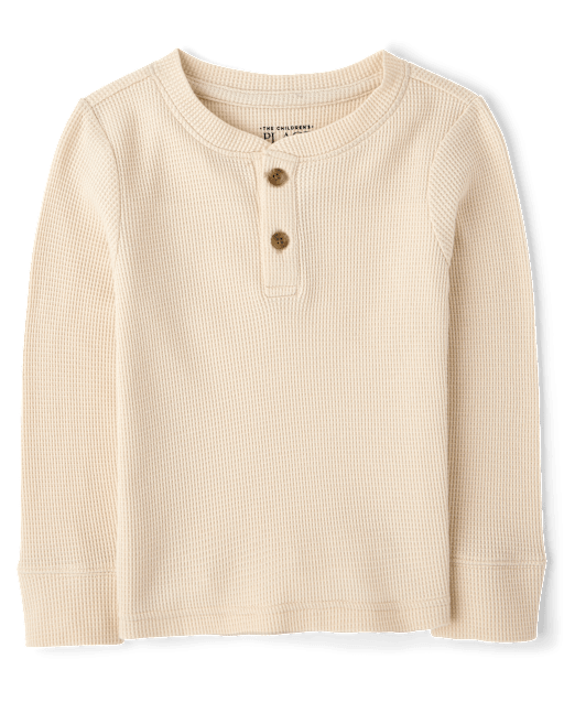Baby And Toddler Boys Thermal Henley Top