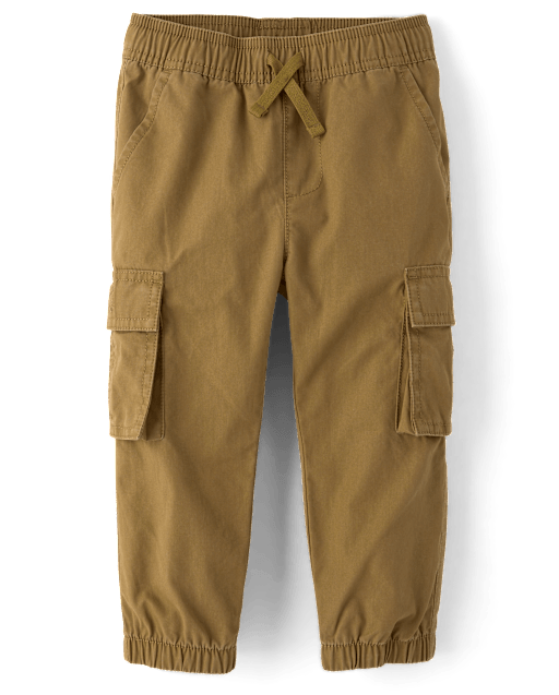 Baby And Toddler Boys Poplin Cargo Jogger Pants