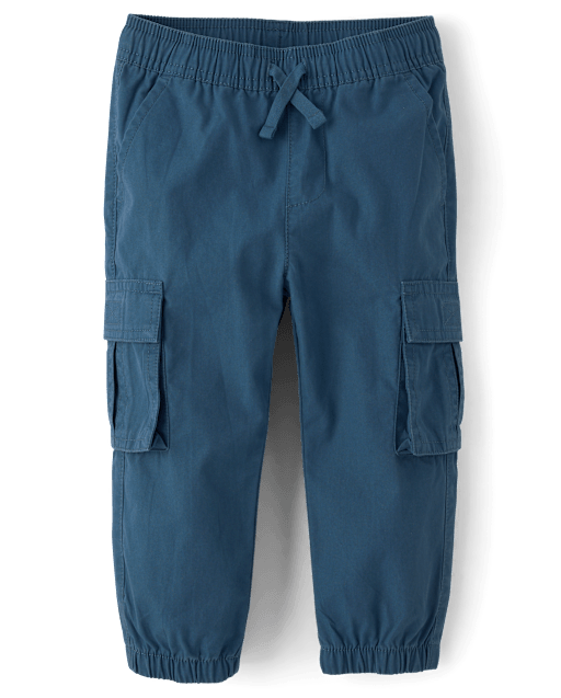Baby And Toddler Boys Poplin Cargo Jogger Pants