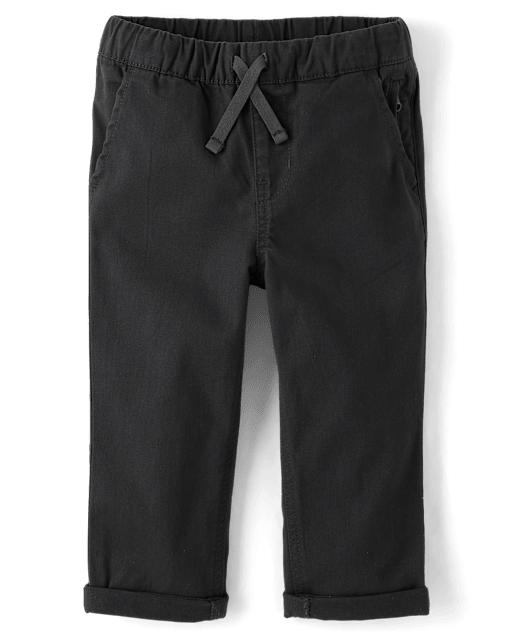 Baby And Toddler Boys Roll Cuff Pull On Chino Pants