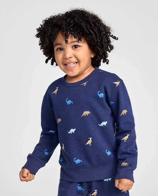 Baby And Toddler Boys Print Premium Fleece Sweatshirt