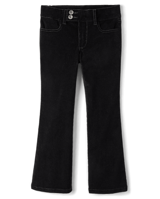 Girls Low Rise Corduroy Bootcut Pants