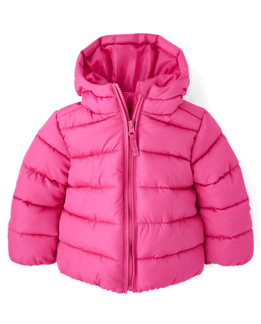 Toddler Girls Hooded Puffer Jacket