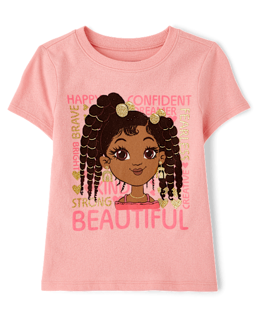 Baby And Toddler Girls Girl Graphic Tee