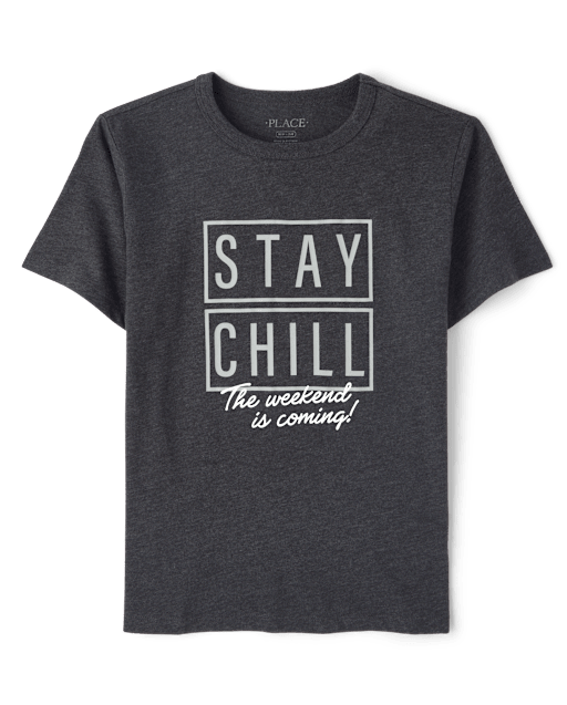 Boys Stay Chill Graphic Tee