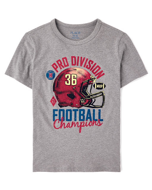 Boys Football Champions Graphic Tee