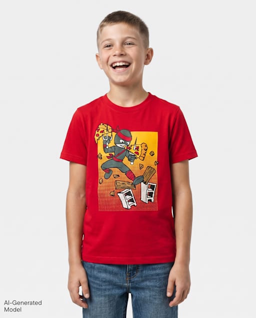 Boys Ninja Graphic Tee