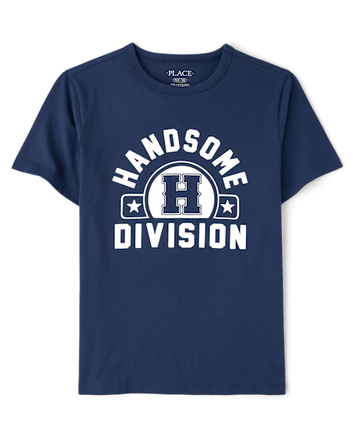 Boys Handsome Division Graphic Tee