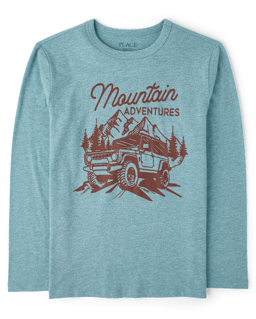 Boys Mountain Truck Graphic Tee