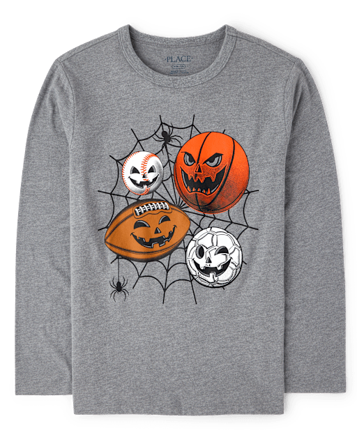 Boys Halloween Sports Graphic Tee