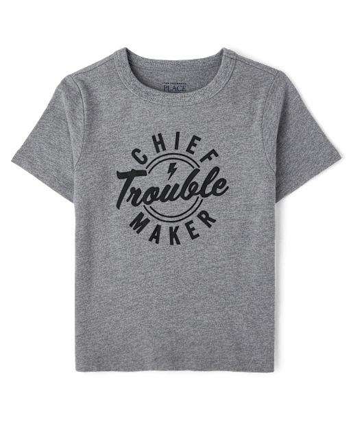 Baby And Toddler Boys Chief Trouble Maker Graphic Tee