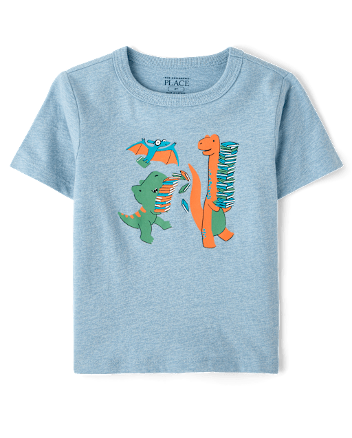 Baby And Toddler Boys Dino Books Graphic Tee