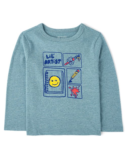 Baby And Toddler Boys Lil' Artist Graphic Tee
