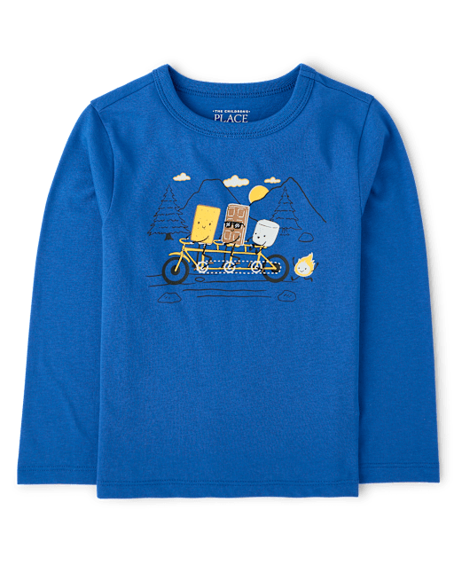 Baby And Toddler Boys S'mores Graphic Tee