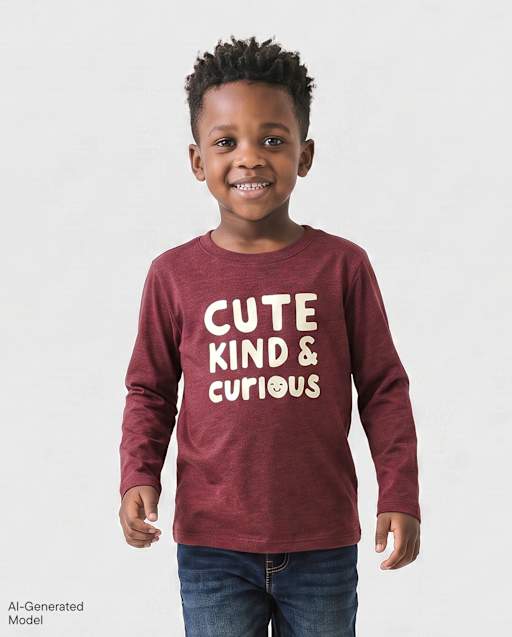 Baby And Toddler Boys Curious Graphic Tee