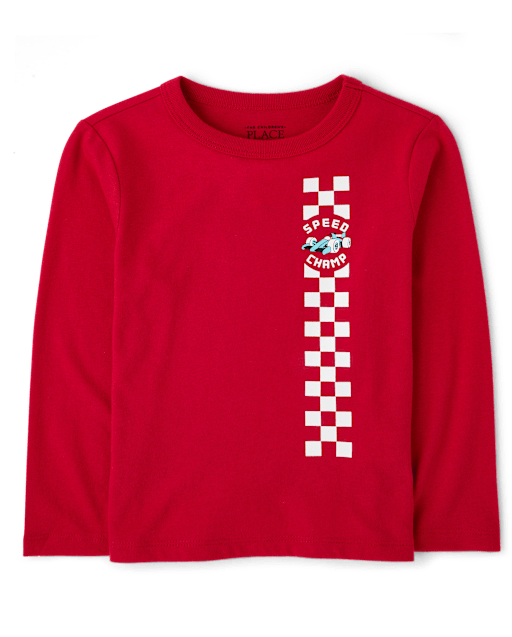 Baby And Toddler Boys Racecar Graphic Tee
