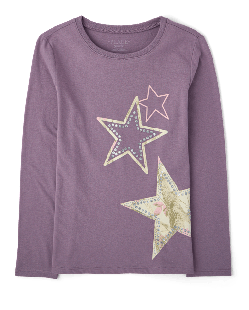 Girls Stars Graphic Tee