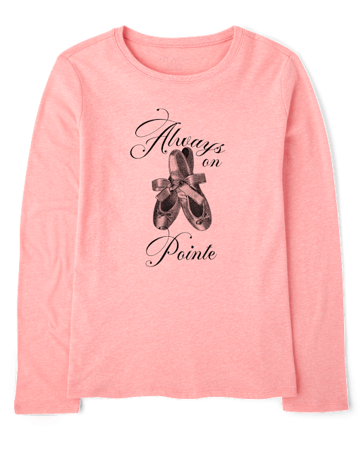 Girls Always On Pointe Graphic Tee