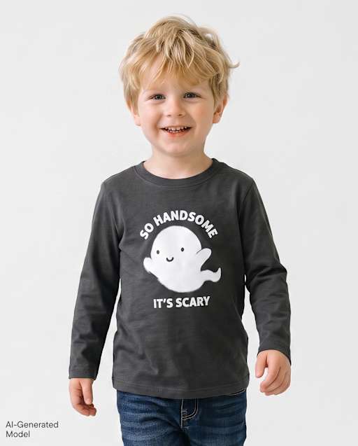 T-shirt graphique d'Halloween pour bébés et petits garçons
