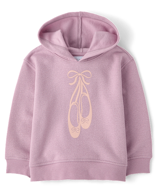 Toddler Girls Graphic Premium Fleece Hoodie