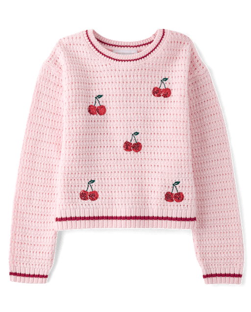 Toddler Girls Embellished Sweater