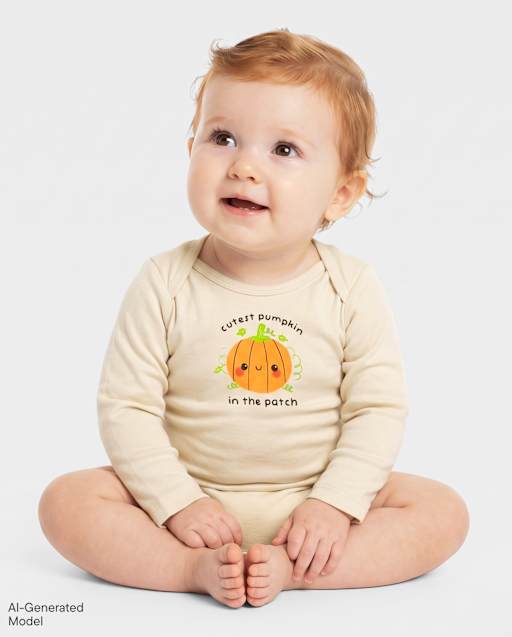 Baby Cutest Pumpkin Graphic Bodysuit