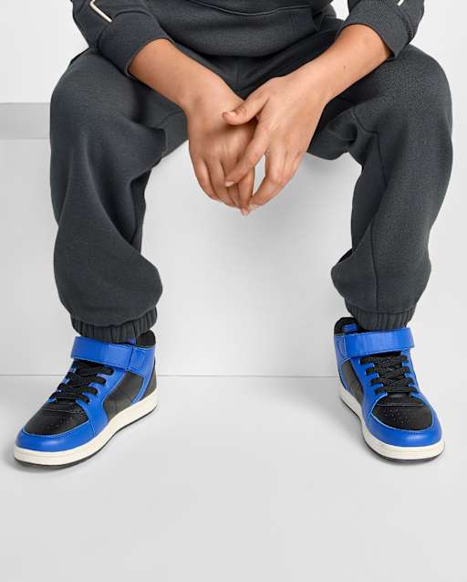 Boys Colorblock Mid Top Sneakers