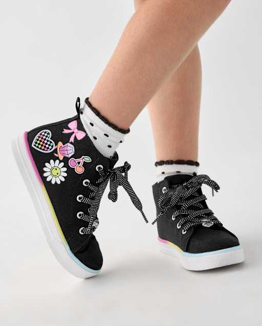 Girls Icon High Top Sneakers