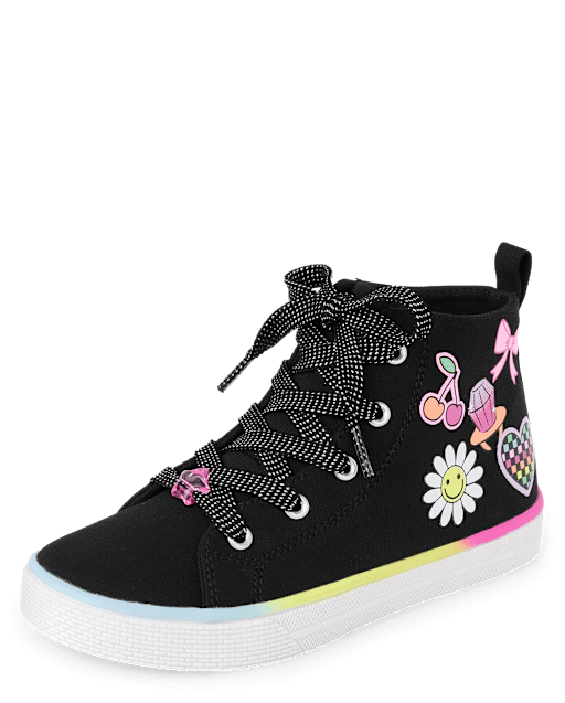 Girls Icon High Top Sneakers