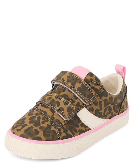 Toddler Girls Leopard Low Top Sneakers