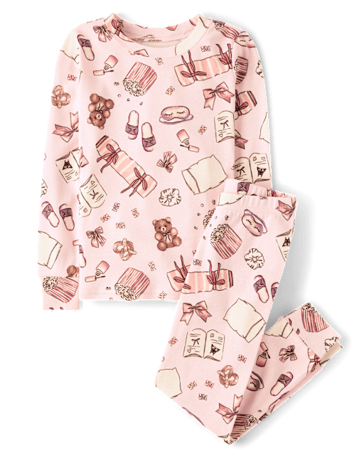Girls Sleepover Snug Fit Cotton Pajamas