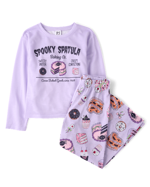 Girls Halloween Baking Pajamas