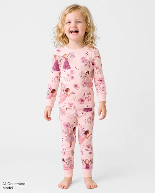 Baby And Toddler Girls Fairy Snug Fit Cotton Pajamas