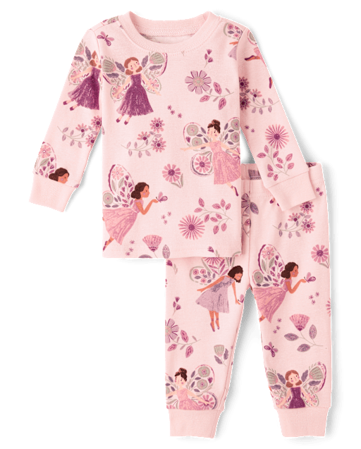 Baby And Toddler Girls Fairy Snug Fit Cotton Pajamas