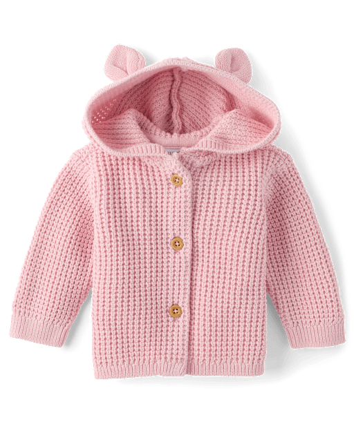 Baby Girls Bear Cardigan