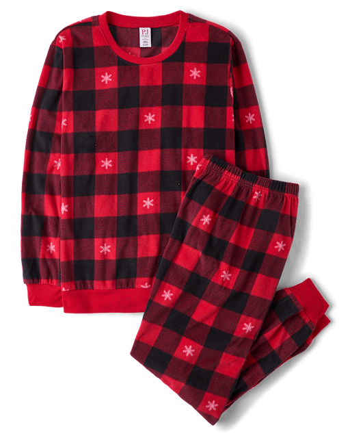 Pyjamas en polaire Dream à carreaux Buffalo assortis pour adultes et toute la famille