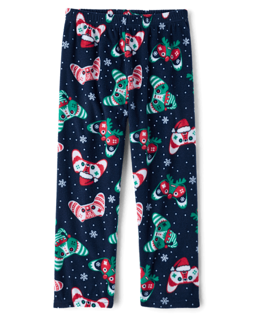 Boys Christmas Video Game Controller Dream Fleece Pajama Pants