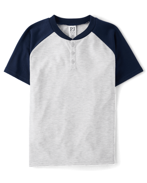 Boys Henley Pajama Top