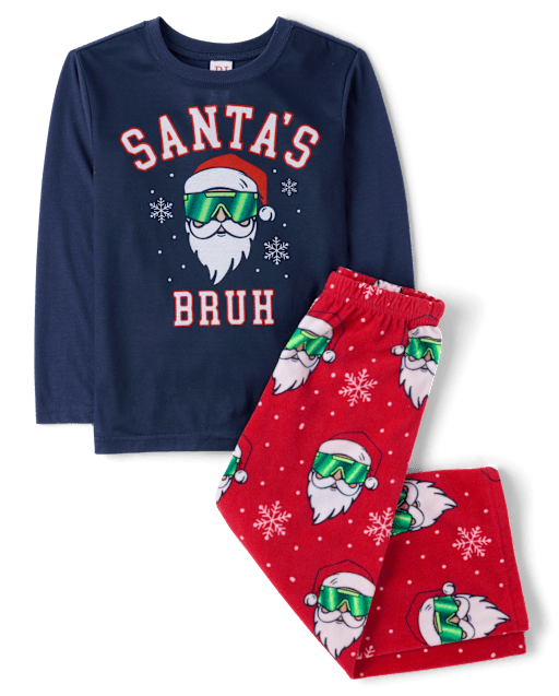 Boys Santa's Bruh Pajamas