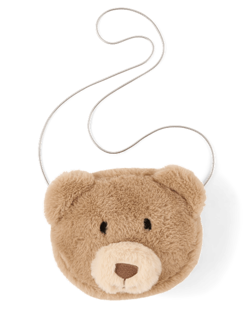 Girls Plush Bear Bag