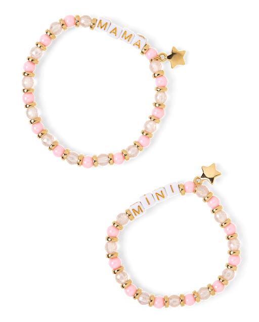 Girls Mommy And Me Beaded Bracelet 2-Pack