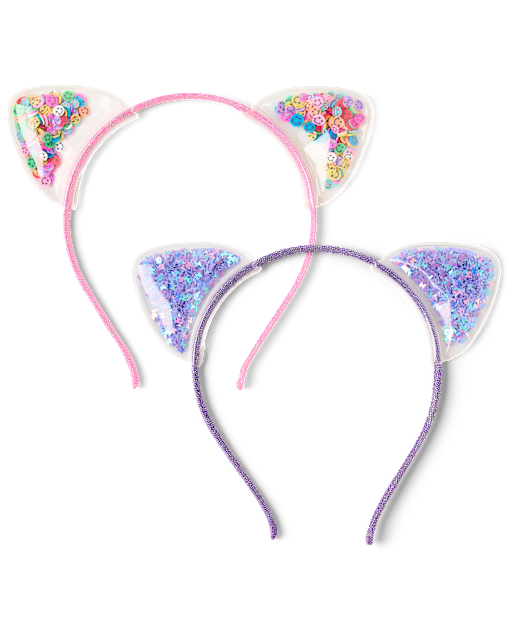 Girls Shakey Cat Ear Headband 2-Pack