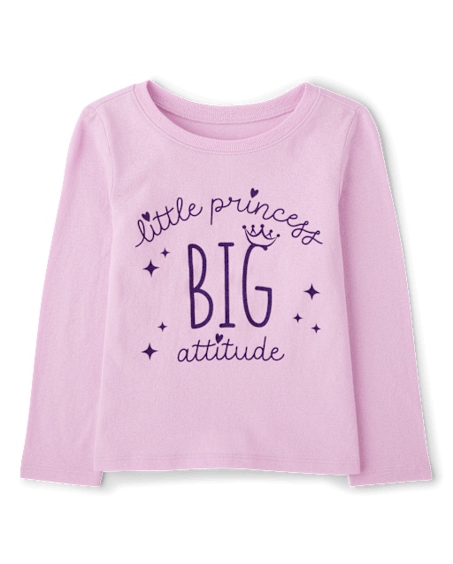 Baby And Toddler Girls Princess Graphic Tee
