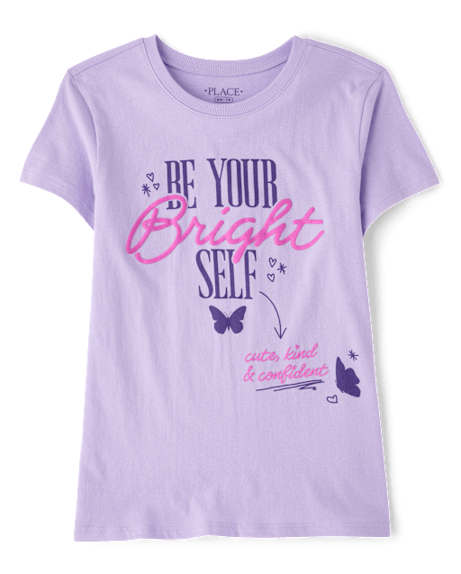 Girls Bright Self Graphic Tee