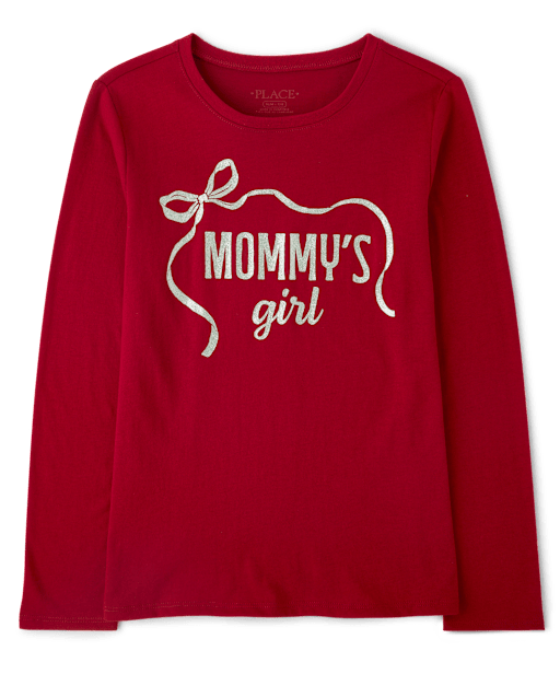 Girls Mommy's Girl Graphic Tee