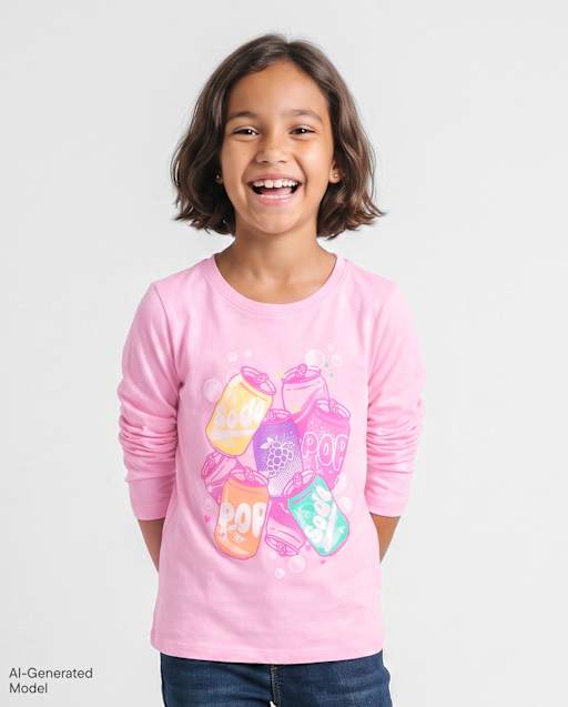 Girls Soda Graphic Tee