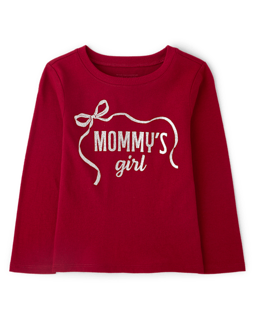 Baby And Toddler Girls Mommy's Girl Graphic Tee