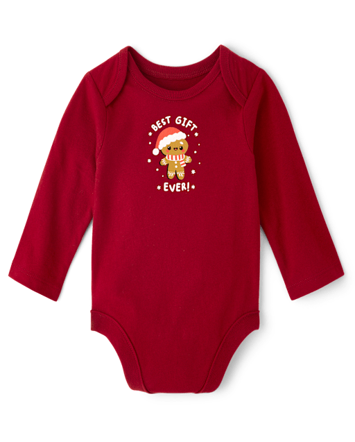 Baby Christmas Best Gift Ever Graphic Bodysuit